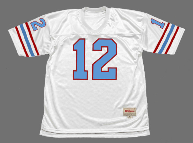 KEN STABLER | Houston Oilers 1980 Wilson Throwback NFL ...