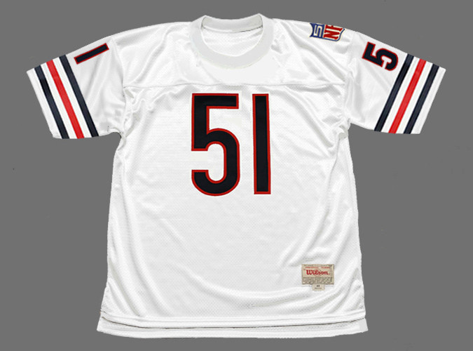 DICK BUTKUS Chicago Bears 1969 Throwback NFL Football Jersey