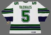 CAROL VADNAIS Oakland Seals 1968 CCM Vintage Throwback Away NHL Jersey - BACK