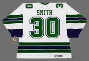 GARY SMITH Oakland Seals 1967 CCM Vintage Throwback Away NHL Jersey - BACK