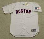 REGGIE SMITH Boston Red Sox 1969 Away Majestic Throwback Baseball Jersey - FRONT