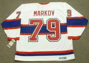 ANDREI MARKOV Montreal Canadiens 1946 CCM Vintage Throwback NHL Hockey Jersey