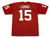 NEIL LOMAX St. Louis Cardinals 1987 Throwback NFL Football Jersey - BACK