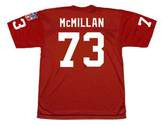 ERNIE McMILLAN St. Louis Cardinals 1969 Throwback NFL Football Jersey - BACK