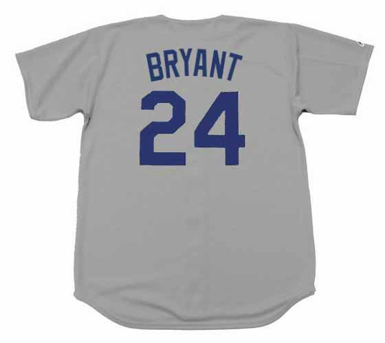 KOBE BRYANT Los Angeles Dodgers 1960's Away Throwback Baseball Jersey