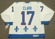 WENDEL CLARK Quebec Nordiques 1994 Home CCM Vintage Throwback Hockey Jersey - BACK