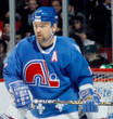 WENDEL CLARK Quebec Nordiques 1994 Away CCM Vintage Throwback Hockey Jersey - ACTION