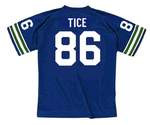 MIKE TICE Seattle Seahawks 1981 Throwback NFL Football Jersey - BACK