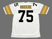 JOE GREENE Pittsburgh Steelers 1975 Away NFL Football Throwback Jersey - BACK