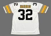 FRANCO HARRIS Pittsburgh Steelers 1975 Throwback Away NFL Football Jersey - BACK