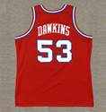 DARRYL DAWKINS Philadelphia 76ers 1980 Throwback NBA Basketball Jersey - BACK
