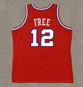 WORLD B. FREE Philadelphia 76ers 1986 Throwback NBA Basketball Jersey - BACK