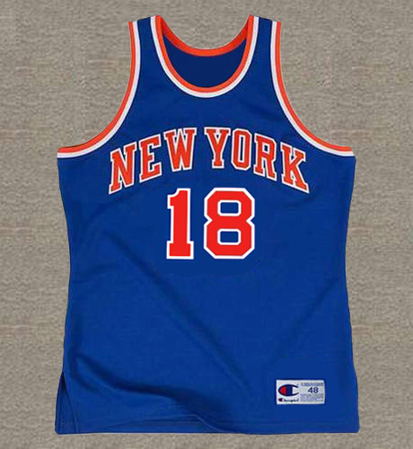 PHIL JACKSON New York Knicks 1973 Throwback NBA Basketball Jersey - FRONT