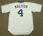 PAUL MOLITOR Milwaukee Brewers 1984 Majestic Cooperstown Throwback Home Jersey