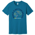 Build Connections Single Sided Shirt - 100% Ringspun Cotton – Teal