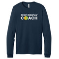 Coach Shirt - LONGSLEEVE - 100% Ringspun Cotton – Navy