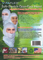 GSP Spray Hood- Open-face style, White, Case of 45x 6-PK