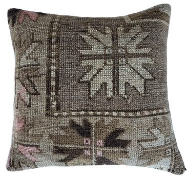 One-of-a-Kind Turkish Rug Pillow #18
