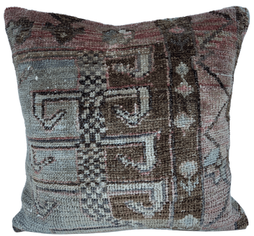 One-of-a-Kind Turkish Rug Pillow #19