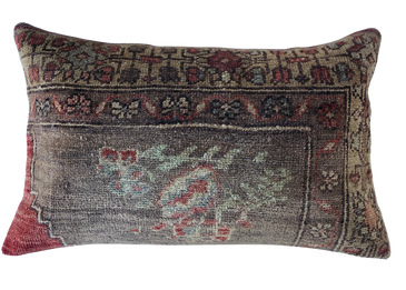 One-of-a-Kind Turkish Rug Pillow #21