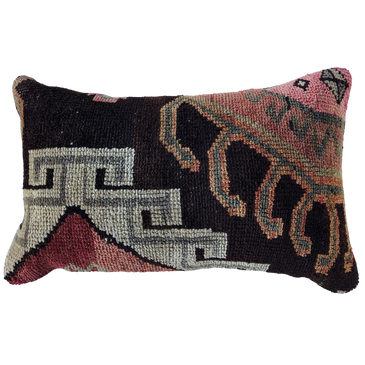 One-of-a-Kind Turkish Rug Pillow #22
