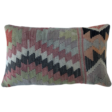 One-of-a-Kind Turkish Rug Pillow #25