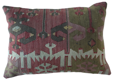 One-of-a-Kind Turkish Rug Pillow #26