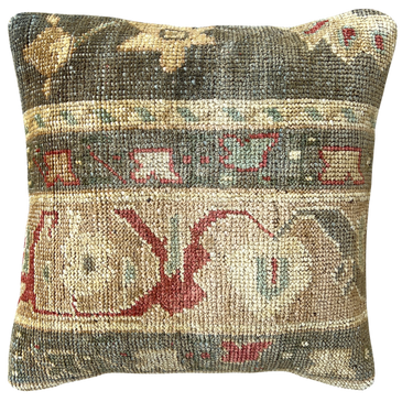 One-of-a-Kind Turkish Rug Pillow #31