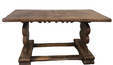 Antique French Trestle Coffee Table