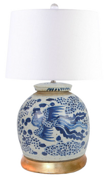 Ming Jar Table Lamp (Phoenix)