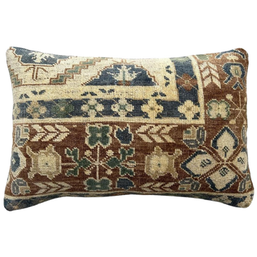 One-of-a-Kind Turkish Rug Pillow #43