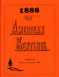 Cover photo for The American Sentinel Volume III is a representative.