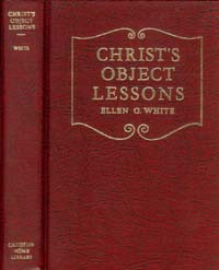 Cover of Christ's Object Lessons is a representation.