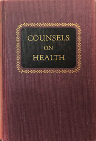 Cover of Counsels on Health is a representation.