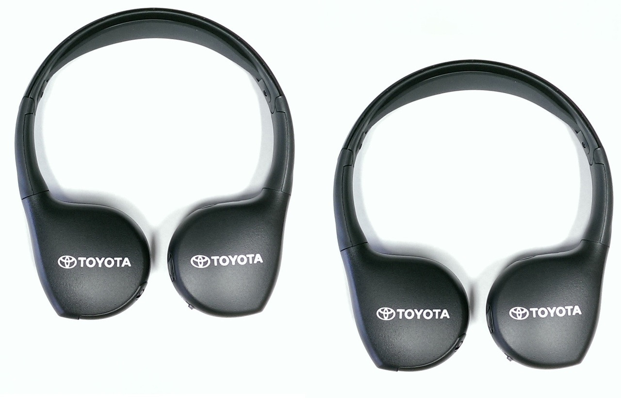 Toyota Sequoia Folding Wireless Headphones 2 Channel IR 2001 to present
