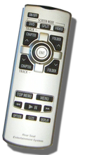2011  ,2012, 2013, and 2014  Toyota Sienna DVD Remote control
