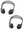 GMC Acadia Durable  Two-Channel IR Headphones