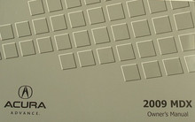 2009 Acura MDX Owner Manual