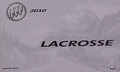 2010 Buick Lacrosse Owner Manual handbook