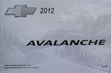 2012 Chevy Chevrolet Avalanche Owner Manual