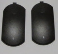 Set of two battery covers for Chrysler, Dodge, Jeep VES wireless rear seat entertainment headphones.