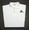 Shirt, polo short sleeve with pocket and snake logo, white, x-large