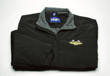 Jacket, Three Season with checkered flag logo, black, x-large