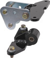 Motor Mount Set, steel-poly, adjustable race type, 390-427-428, Mustang and Cougar 1967-'70