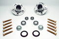 Complete Billet Steel Racing Hub Kit with bearings and studs pressed in