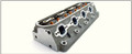 Cylinder Head, each, SB Ford, iron, bare, 2.020'' int. and 1.60'' exh. 200 cc runner, 58 cc chamber