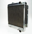 Pictured:  Radiator for Stock Application, 1965-66, with oil cooler, manual trans., rated for 600 hp (Part # 260-003).