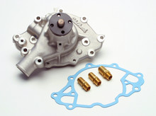 Pictured:  Edelbrock Pump, later 289-351W, closed back (Part # 215-8841).