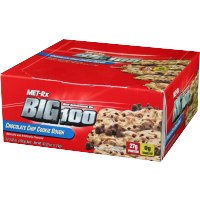 Met-Rx-Big-100-Chocolate-Chip-Cookie-Dough-Bar | Muscleintensity.com