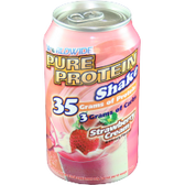 Pure-Protein-Shake-Strawberry-12-ct-11-oz | Muscleintensity.com